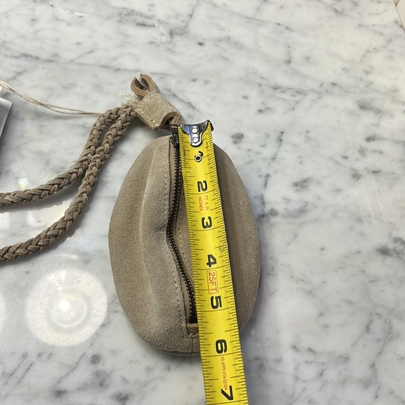 Free People Kingsley Natural Suede Wristlet NWT - Picture 7 of 16